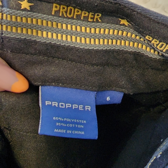 Black Propper Pants Size 6 - Picture 4 of 4